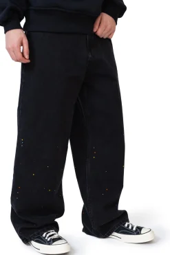 Outlet Spodnie Loose Crystal Spodnie Baggy|Jeansy