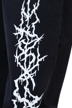 Hot Spodnie Loose Metal Spodnie Baggy|Jeansy