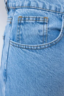 Outlet Szorty Loose Szorty Jeansowe|Jorts