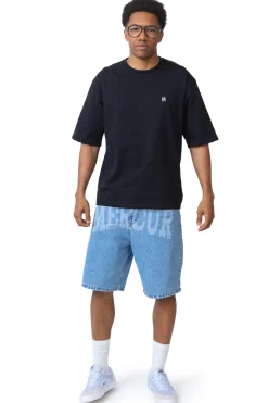 Clearance Szorty Loose Box Szorty Jeansowe|Jorts